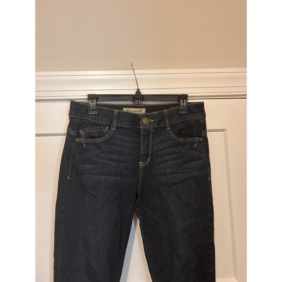 Democracy Ab Technology Skinny Jeans Womens Size 10 Mid Rise Dark Wash Slimming - Picture 2 of 8